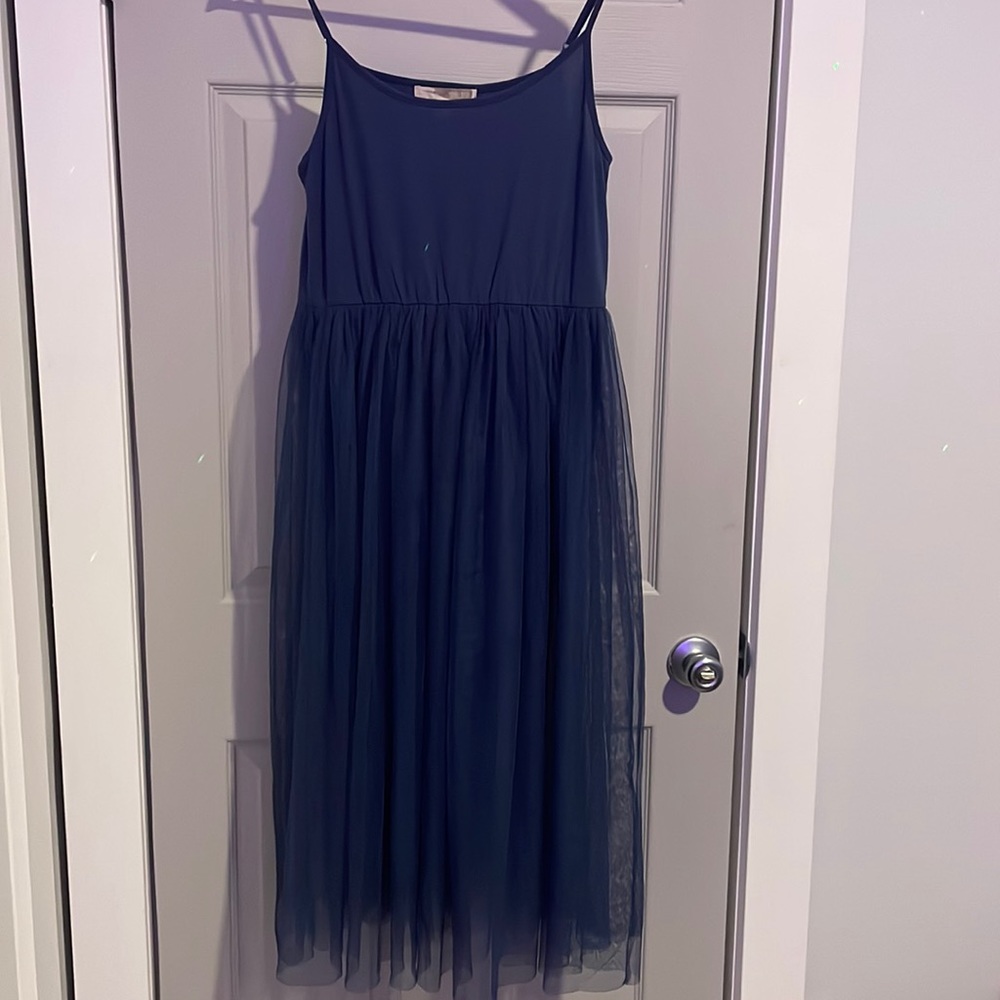 Blue dress